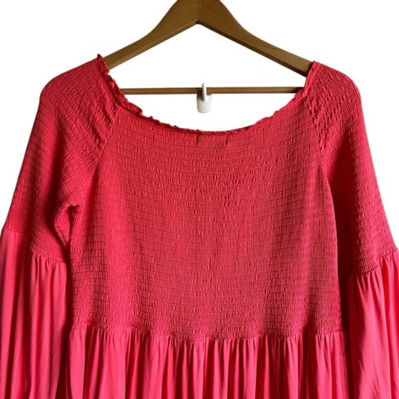 Smash + Tess Ellie Maxi Dress Size XL Hot Coral NWT - Picture 10 of 16